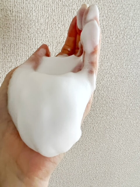 豆乳イソフラボン泡洗顔の泡